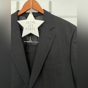 Jos. A. Bank Charcoal Pinstripe Men's Suit Jacket (pants separate)